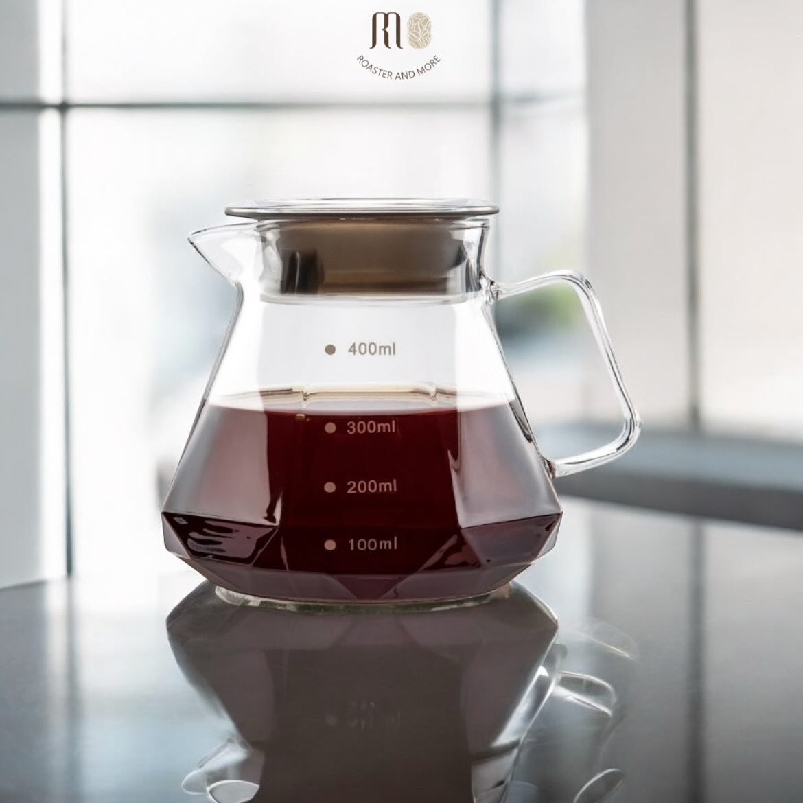 سيرفر لون سموك و زجاجي - 400 مل