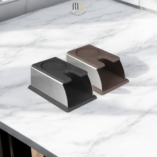 قاعدة اللون اسود وبني - يصلح استخدامها ل بورتافلتر ، تامبر ، موزع ، مفكك