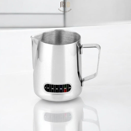 بيتشر حليب ستيل ، بمقياس حرارة