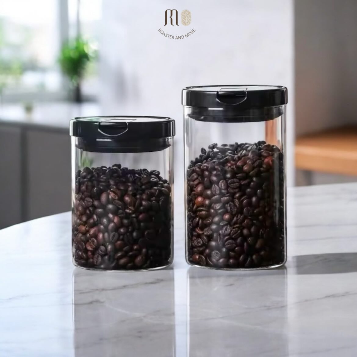 وعاء حفظ حبوب القهوة